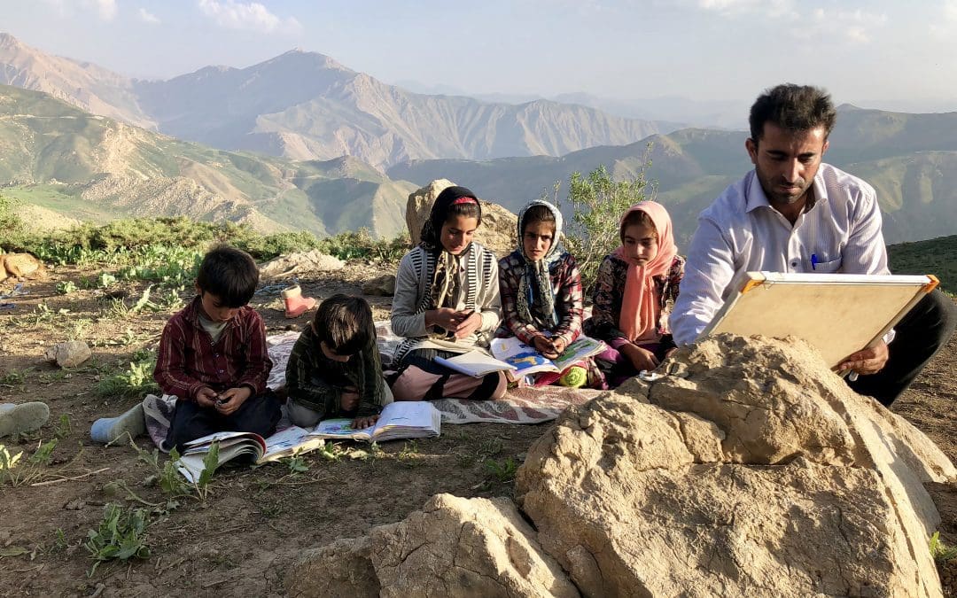 En transhumance avec un instituteur Iranien